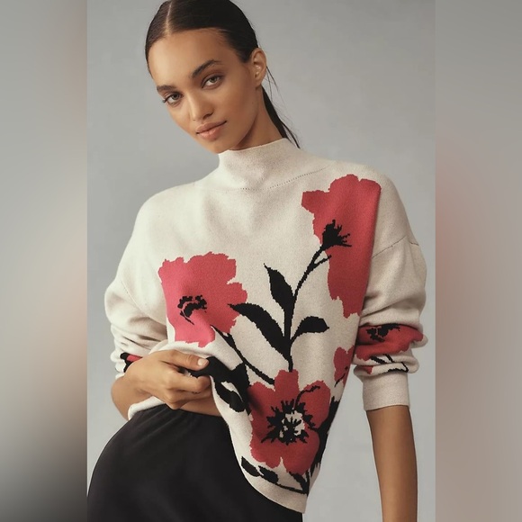 Maeve Sweaters - New Anthropologie Carys Mock-Neck Sweater size S